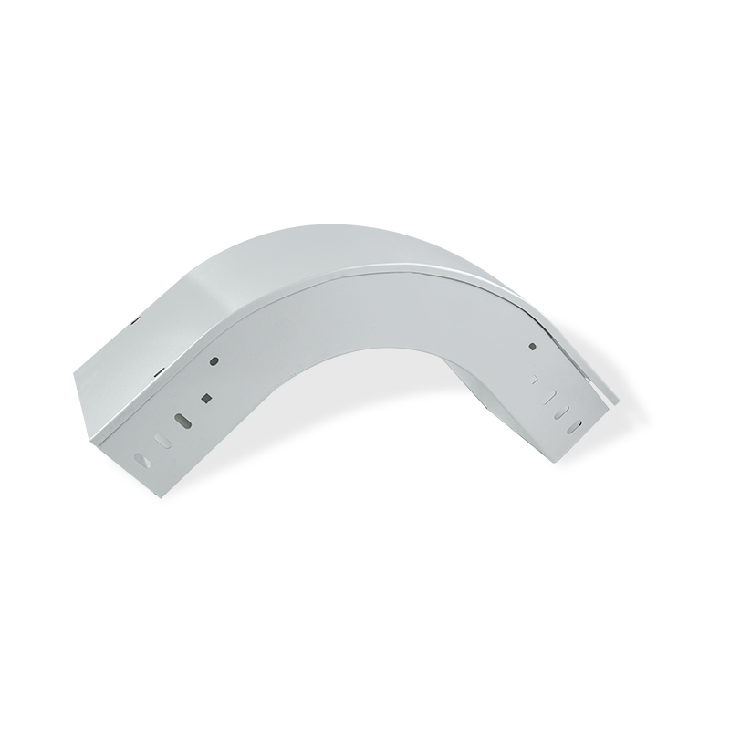 Spray plastic down round bend accessories for Trough Type Anti slip Cable Tray